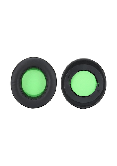 Konesam Razer Kraken Pro V2/7.1 V2 Uyumlu Kulaklık Yastığı - Yeşil, Yüksek Kaliteli Pu Deri Ve Sponge, Konforlu Dinleme, Kolay Kurulum Yeşil
