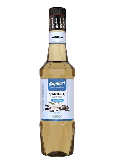 Saphori Şekersiz Vanilya Aromalı Kokteyl Şurubu Şekersiz Vanilya Şurubu 700 Ml