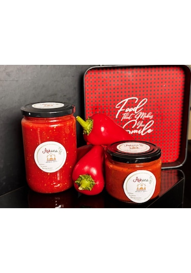 Şişe Domatesi- Doğal, Ev Yapımı, Katkısız, Üretim Belgeli, Domates Konservesi-600 Gr X 3 Adet