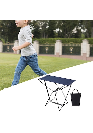 Homyl Katlanır Tabure Kamp Sandalyesi Taşınabilir Donanma Donanma