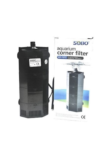 Sobo Wp-808C Akvaryum Köşe İç Filtre 800 L/S 15 W
