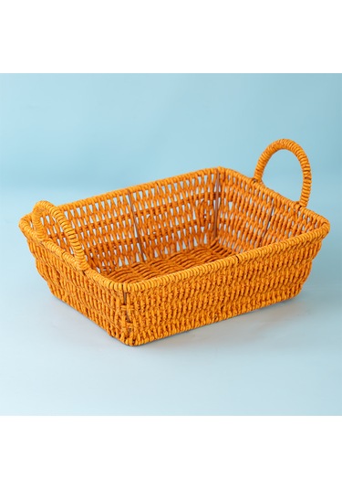 Porsima 301a 3lü Düzenleyici Dikdörtgen Hasır Sepet Seti Ekmeklik