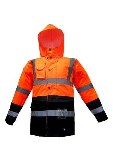 Junıor Reflektörlü Kaban Turuncu-lacıvert Fosforlu Turuncu - Lacivert