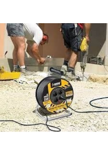 Sgs 2136 Profosyonel Makaralı Uzatma Kablosu 3x2,5 50mt