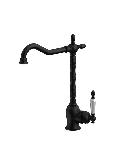 Gpd Tek Gövde Eviye Bataryası Retro Siyah Mte180-S