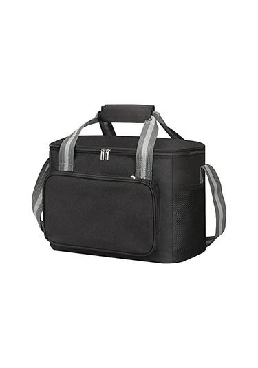 Öğle Yemeği Çantası Kadınlar, Oxford Kumaş, Gris, 5 Bölme, Termal Yalıtılmış, Katlanabilir, Piknik Sırt Çantaları gri Gri