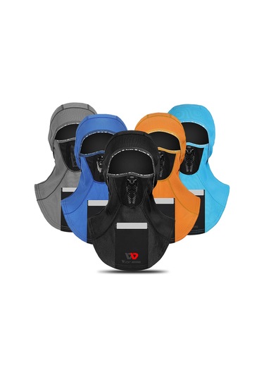 Geeksen Kışlık Poliester Islaklıklı Kolluk - 360 Isı Sağlama, Yansıtıcı Şerit, Kask Uyumlu, Unisex Gri Gri