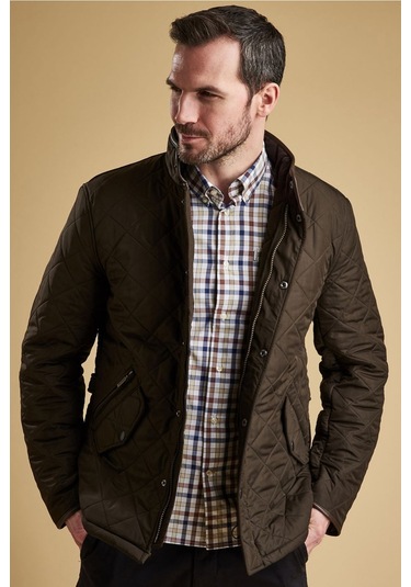 Barbour Powell Polar Kapitone Ceket Ol51 Olive(487745945) Yeşil