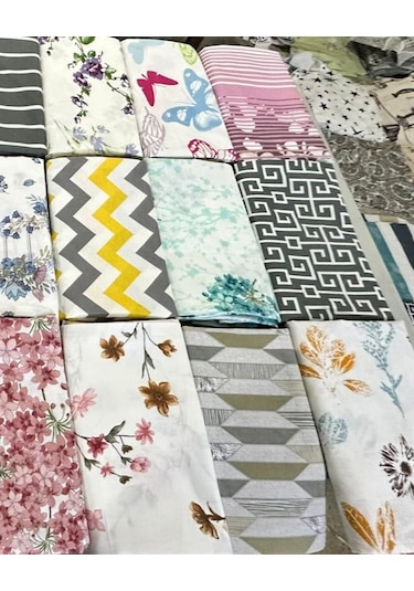 Desenli 2li Ranforce %100 Pamuk Yastık Kılıfı 50x70 Renk 2