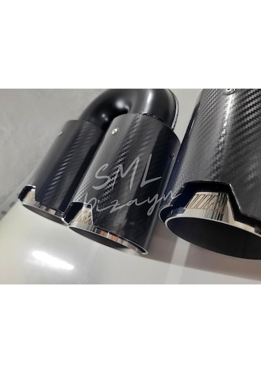 90 Mm Bmw M Logolu Akrapoviç  Egzoz Ucu M Egzos-Egsoz-Eksoz-Ekzos