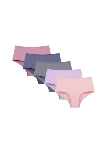 5'li Yüksek Bel Kadın Külot 0671pd2 SOMON