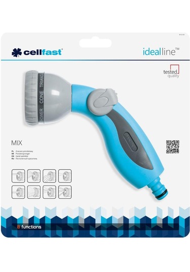 Cellfast Ideal Mix 8 Fonksiyonlu Hortum Sulama Başlığı