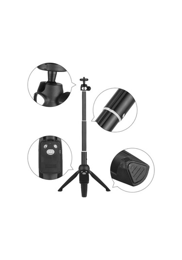 Kilifone - Selfie Çubuğu Yunteng Yt-9928 Selfie Çubuğu - Siyah - T2834