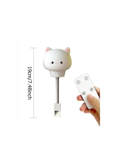 Led Usb Gece Lambası Sevimli Karikatür Gece Lambası Ayı Bebek Çocuk İçin Uzaktan Kumanda Odası Dekoru Başucu Gece Lambası 56853092 Diğer