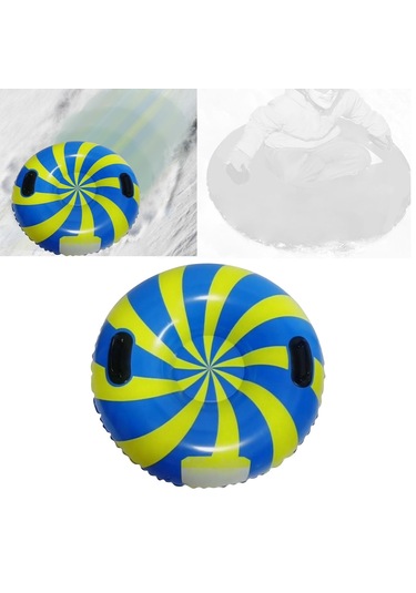 Homyl Güçlendirilmiş Saplı Dayanıklı Pvc Kızak Ile 95cm 95cm Çok Renkli