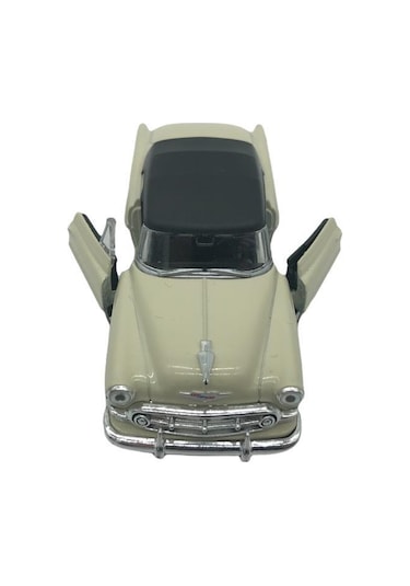 Farbu Oyuncak 1:38 Metal Çek Bırak Araba 1953 Chevrolet Bel Air 42367h-d Krem