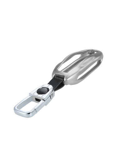 Neevoyu Tesla Model 3/s Anahtar Kılıfı, Alüminyum, Sinyali Etkilemez, Metal Anahtar Zinciri İle, Kırılmaya Dayanıklı, Silver