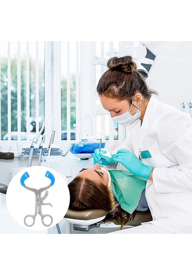 Qingmipy Diş Muayenesi İçin Paslanmaz Çelik Ağız Genişletici - Rahat Kullanım Çok Renkli