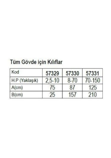 Lalizas Dıştan Takma Motor Kılıfı Komple 70-150 Hp