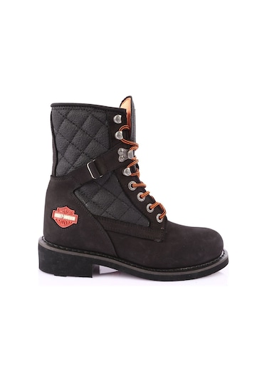 Harley Davidson New Worker Hakiki Deri Kadın Bot