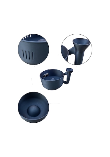 Çok Amaçlı Sebze Ve Meyve Temizleme Kabı Pratik Süzgeçli Yapı Çok Renkli