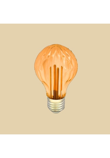Ledx A60 Rustik Star Desen Ampül