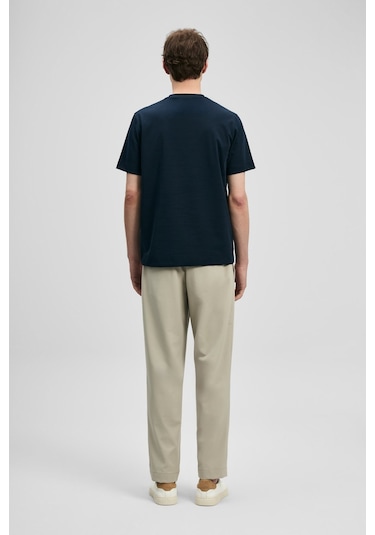 Lufian Simbad Modern Grafik Erkek T-shirt 111020307 Lacivert