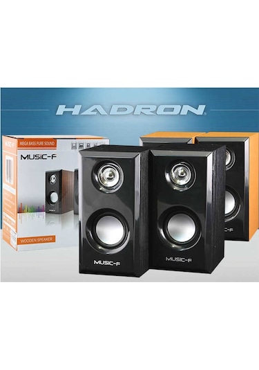 Hadron Hd6030 Ahşap Speaker - Hoparlör - Ses Sistemi