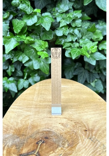 Ahşap Mum Fitili Akrep Burcu Model 1 Desenli Yapışkanlı