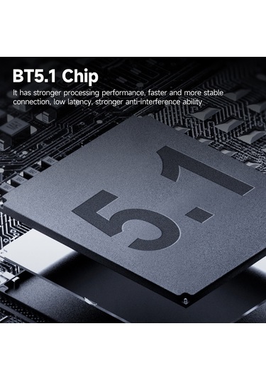 Qingmipy Siyah Vg58 Bluetooth 5.1 Kulaklıklar - 13mm Hoparlör, 10m Alıcı Mesafesi, 250mah Şarj Kutusu, Akıllı Dokunmatik Kontrol