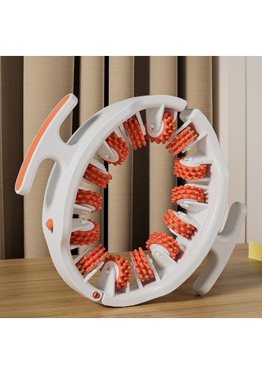 Mufunye Bacak Kas Gevşetici Ve Hücreit Dürtücü, Çift Rulmanlı Masaj Aleti, Deri Düzleştirici - Sakura Pembe Siyah