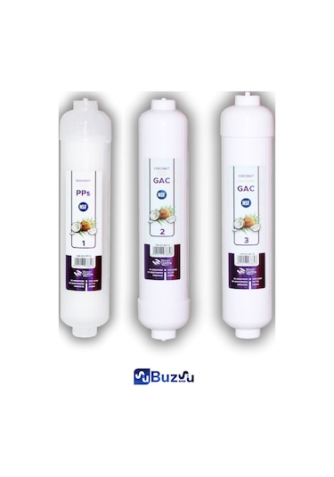 Alkalix Ön 3 Filtre Seti Çift Gac 1. Sınıf Ön Filtre Takımı