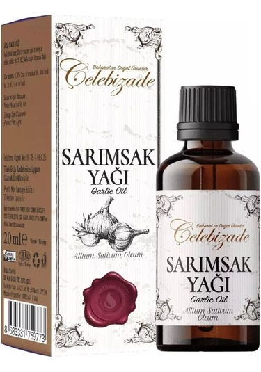 Çelebizade Sarımsak Yağı 20 ML