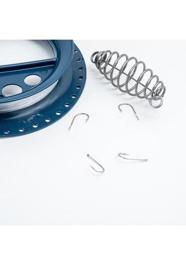 Sazan El Oltası Takımı - Büyük Kasnaklı - Savage - 4 İğneli Yaylı