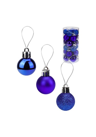 Mıland Yeni Yıl Ağacı Topları 24'lü Set, 3 Cm 256701301 Sevilen Kişi