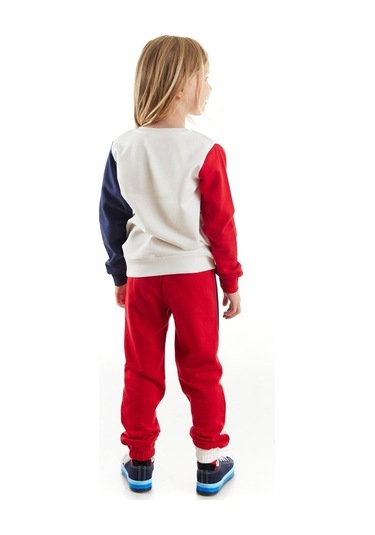 Minnie Lisanslı Kız Çocuk eşofman takımı Ekru