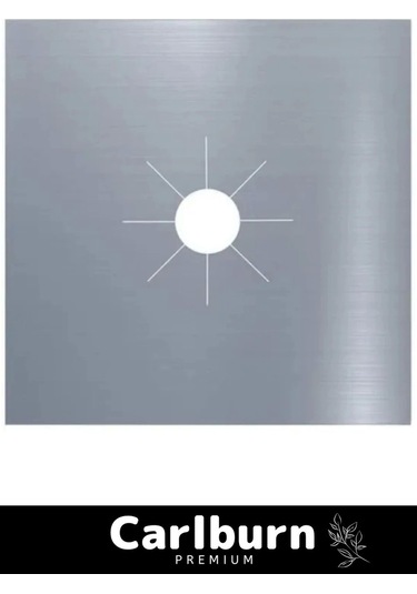 Premium Seri Yağ Kir Koruyucu İz Bırakmaz Kolay Temizlenir Ocak Koruyucu Alüminyum Ped Seti 5 Adet