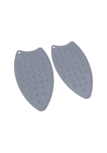 Kangvka 2 Adet Silikon Ütü Minderi, Isı Dayanıklı Koltuk/ütü Tahtası Koruyucu, Ütü Soğutucu, Yüksek Kaliteli, Temizliği Kolay, Gri Renk Gri Tarz