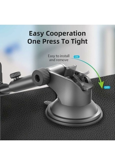 Yingfu Araba Telefon Tutucu, 5.8-9cm Cep Telefonu, Gösterge Paneli Montajı, Tek Düğmeyle Serbest Bırak Diğer