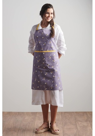 Fastbuy Önlük Pamuk 1 Parça Ayarlanabilir Boyun Askılı Orta Cepli Arılar Vızıldıyor Diğer