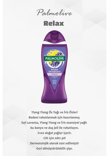 Palmolive 3'lü Duş Jeli İncir 250 Ml, Pamuk Özü Ve Relax 500 Ml, Rosıe Hediye Fresh