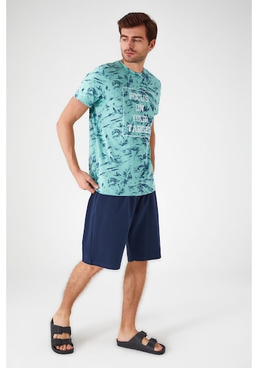 Arnetta Your Target Yeşil Erkek Bermuda Takım