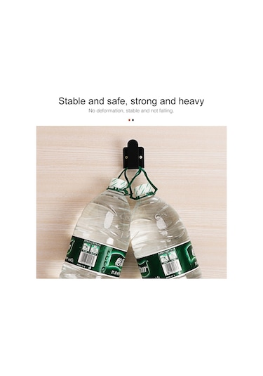 Sones Paslanmaz Çelik Duvara Monte Mutfak Rafı Asılı Baharatlık Siyah