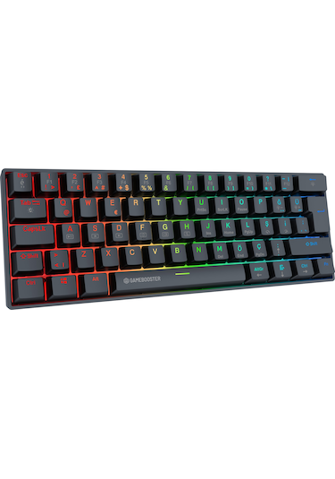 Gamebooster Syma Rgb Blue 60m Switch Kablolu Siyah Mekanik Gaming Klavye