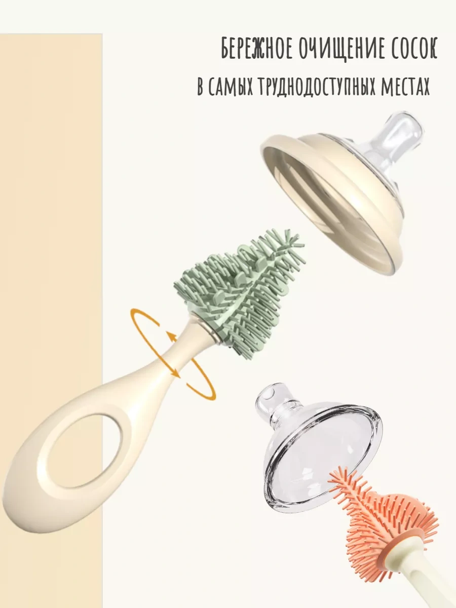 Silikon Biberon Ve Emzik Temizleme Fırçası 255975131