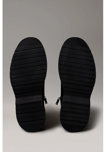 Calvin Klein Combat Essential Bağcıklı Deri Erkek Siyah Bot Ym0ym01375-0gj Siyah