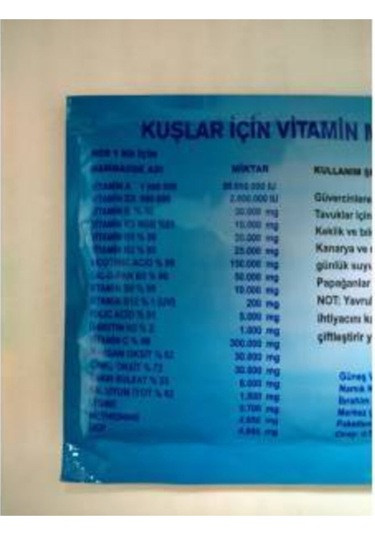 20gr. Kızıştırıcı Vitamin Ilyas Yıldırım Yerli Üretim. Tüm Hayvan