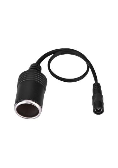 Moveevo 12v Araba Sigara Çakmak Adaptörü - 5.5 2.1mm Dc Dişi Bağlantı, 30cm Uzunluk, Saf Bakır Tel, Araba Hava Pompa Ve Buzdolabı İçin