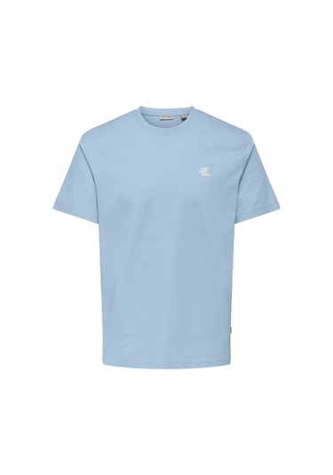 Only & Sons Maxim Erkek Mavi Tişört 22036952-skw