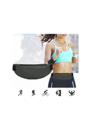 Pazly Bel Paketi Çantası Siyah Telefon Tutucu Alışveriş Çantası Siyah